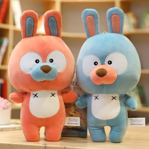 KUY new cowpea rabbit plush toy doll soft down cotton stuffed doll ragdoll child comfort sleep pillow girl bed sleep big doll