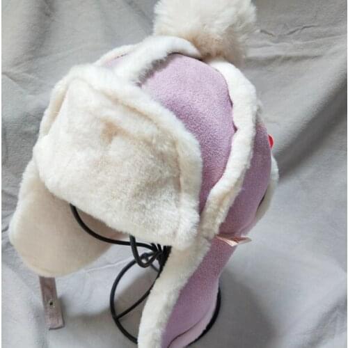 2020 New Style Best Christmas Gift Kids Winter Suede Windproof Earflap Hats Boys Girls Fur Warmer Earflap Beanie Cap