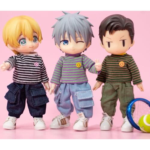 HOUZIWA OB11 Clothes BJD Doll Accessories Doll Shirt Clothes For OB11 Doll