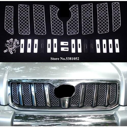 For Toyota Land Cruiser Prado FJ 120 2003 2004 2005 2006 2007 2008 2009 Stainless Steel Car Insect Screening Mesh Front Grille