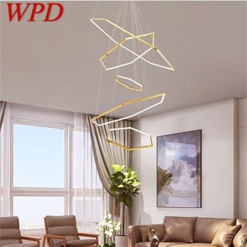 WPD Nordic Pendant Lights Gold Creative Modern LED Lamp Fixture For Home Decoration Living Room