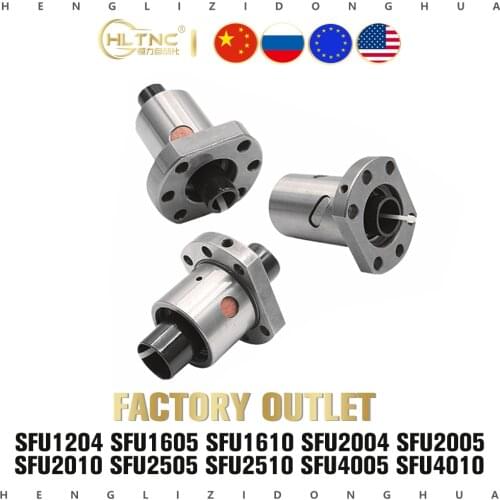 SFU Ball Screw Nut Only SFU1204 SFU1605 SFU1604 SFU1610 SFU2005 SFU2010 SFU2505 SFU2510 sfu3205 SFU4005 4010 ball nut cnc parts