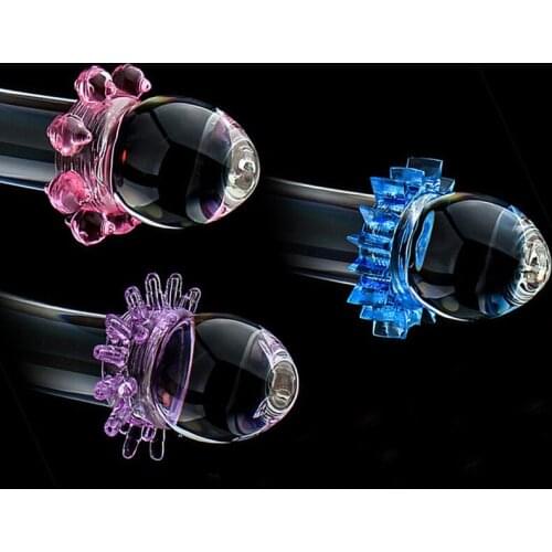 Enlarged and Enhanced Penis Lock Ring Delayed Silicone Penis Ring Random Color Lock Ring New Sex Toys for Couples