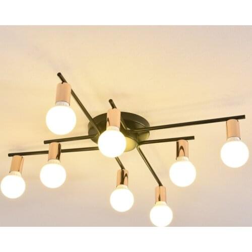 Japan led ceiling light living room bedroom AC85-265V Bedside Aluminum ceiling light fans E27 led ceiling lamps