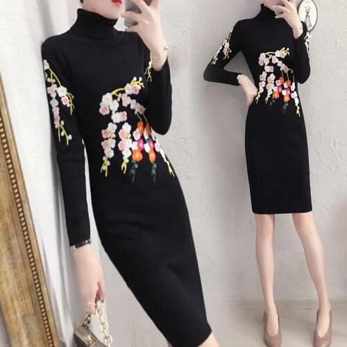 YIDILAMA Fashionable Knitted Dresses