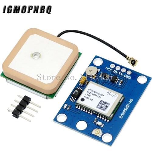 10pcs GY-NEO6MV2 NEO-6M GPS Module 3V-5V NEO6MV2 with Flight Control EEPROM MWC APM2.5 large antenna for arduino