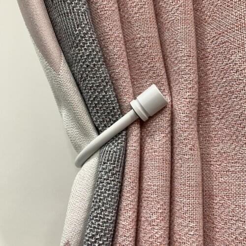 2Pcs U-shaped Wall Mounted Curtain Tieback Hook Hanger Holdback Tassel Holder