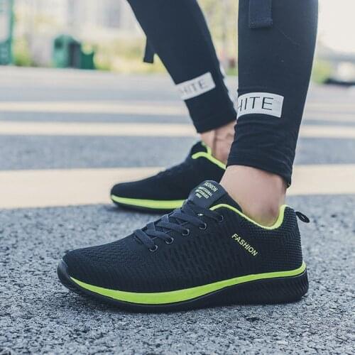 2021 New Spring Men Shoes Lightweight Air Mesh Male Fashion Mesh Cloth Flats Trend Comfortable Brand Man Large Size 46 Sneakers