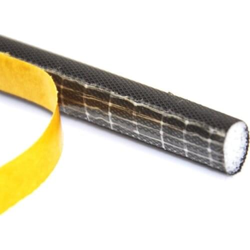 6 Meters D type Polyurethane foam self adhesive wooden door window tape sealing strip weatherstripping