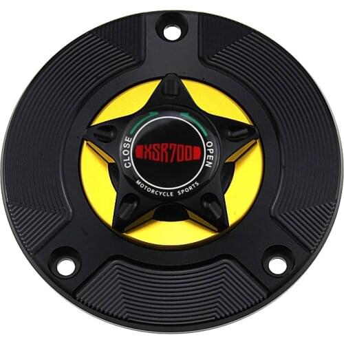 XSR700 Motorcycle Accessories Gas Fuel Tank Cap Cover CNC Aluminum for Yamaha XSR 700 2014 2015 2016 2017 2018 2019