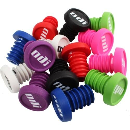 American ODI Bar Blocking Mountain Bike Sliding Balancing Handlebar Plug BMX DH FR Folding Handlebar Blocking Head Color