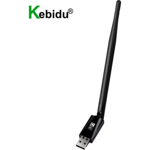 Wireless 150Mbps 5dBi Antenna USB Wifi Adapter Wireless PC LAN Network Card for Digital Receiver TV Box Laptop Wi-fi Adapter