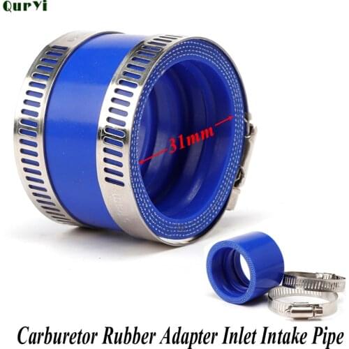 For PWK Keihin 34mm 36mm 38mm 40mm 42mm Motorcycle Carburetor Rubber Adapter Inlet Intake Pipe