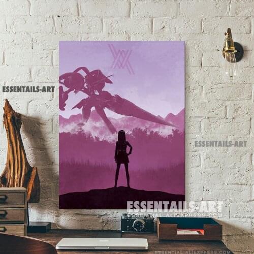 Darling XX Fan design Canvas Wall Art Painting Decor Pictures Bedroom Study studio print Living kid Room Home Decoration Prints