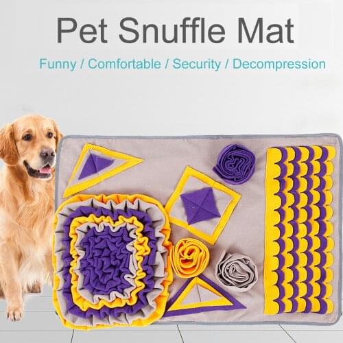 Hot Sell Pet Dog Snuffle Feeding Mat Activity Blanket Feeding Mat For Dog Release Stress Polyester Pet Dog Snuffle Mat