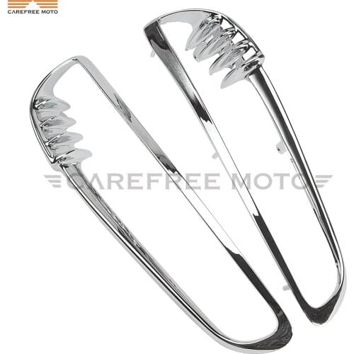 Chrome Motorcycle Radiator Trim Bezels Moto Heat Sink Frame Decoration Case for Harley V-Rod VRSC VRSCDX 2001-2010