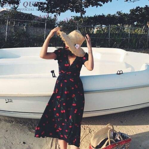 Dresses summer 2018 women hippie boho clothing chic dress beach fashion hippie chic female summer 2018 dress women KK2116