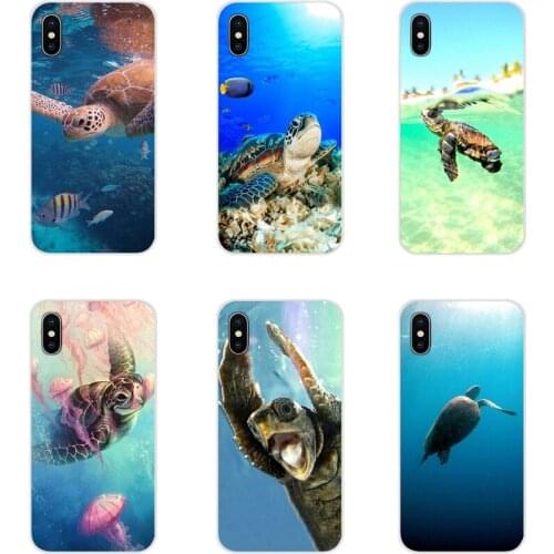 Cute Sea turtle For Xiaomi Redmi Note 3 4 5 6 7 8 Pro Mi Max Mix 2 3 2S Pocophone F1 Accessories Phone Cases Covers