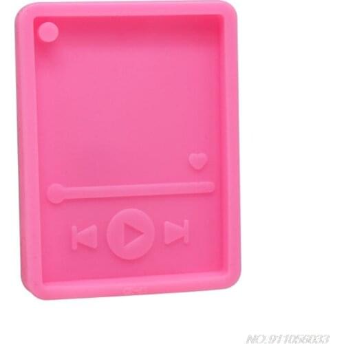 Handmade Music MP3 Keychain Silicone Mold Musical Lovers MP3 Player Pendant Polymer Clay Epoxy Resin Making Tool N20 20 Dropship