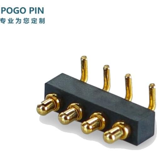 Spring Thimble Connector Bending Antenna Thimble Pin Socket Bluetooth Ear Charging Test Pin POGOPIN