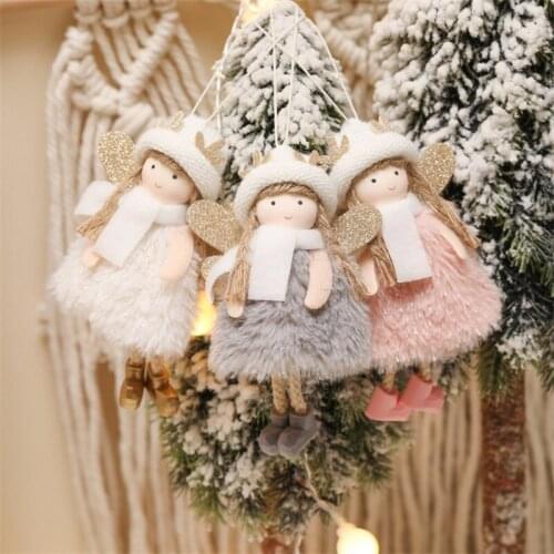2022 New Year Gift Cute Christmas Angel Doll Christmas Tree Pendant Noel Deco Christmas Decoration Home Natal Navidad Ornament