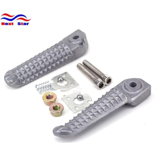 Motorcycle Front Foot Pegs Footrest Pedals For Yamaha YZF R1 2002-2014 YZF R6 2003 2004 2005 2006 2007 2008 2009 2010 2011-2014