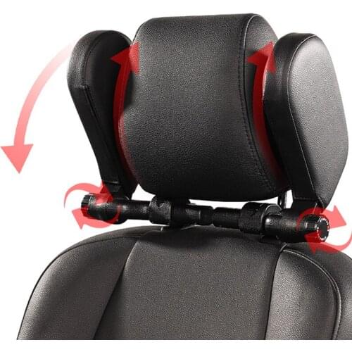 Car Seat Headrest Pillow Neck Support Pillow For Car Sleep Side Head Support High Elastic Nylon Telescopic Support Side Kids