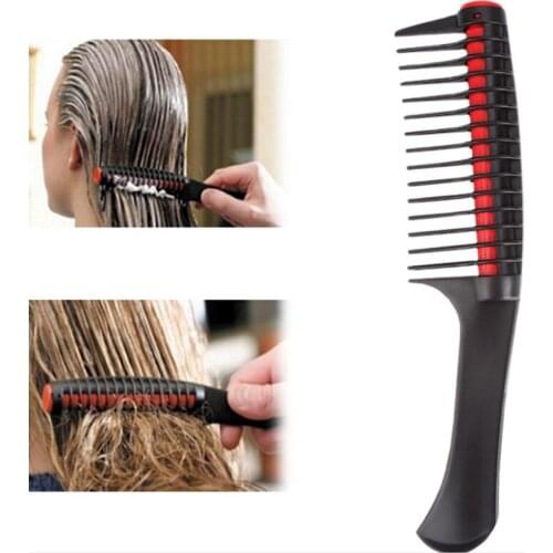 Professional Wide Tooth Hair Comb Hair Dyeing Coloring Detangling Combs Hair Brush Hair Styling Barber Tools Salon Accessories