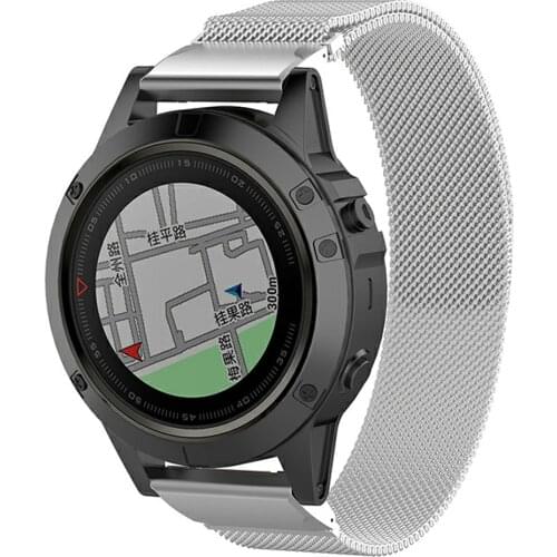 22mm 26mm Smart metal Replacement Strap for Garmin Fenix 6 6X Pro 5 5X Plus 3 3 HR Forerunner 935 945 D2 Bravo Quaitx 3 Band