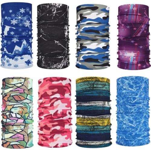 12pcs Outdoor Sport Hiking Scarves Unisex Hiking Magic Scarf Seamless Bandana Riding Sweat Absorption Elasticity Sunscreen New