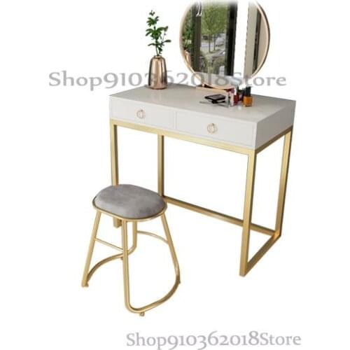 Nordic Light Luxury Creative Dressing Stool Makeup Stool Nail Clothing Store Fitting Room Stool Golden Household Shoe Changing S