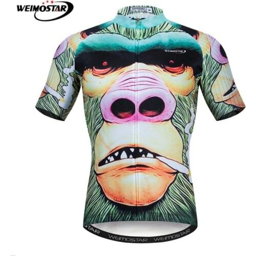 Weimostar High Quality Mens Cycling Jersey Quick Dry MTB Bike Jersey Top Summer Team Sports Bicycle Clothing 3D Cycling Shirt