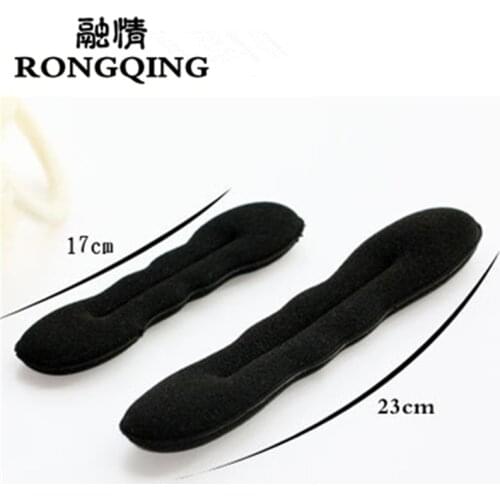RONGQING 20pcs/lot Magic Sponge Braiders Quick Messy Bun Updo Headwear Hair Braiding Tools Sponge Hairdisk Hair Device Donut