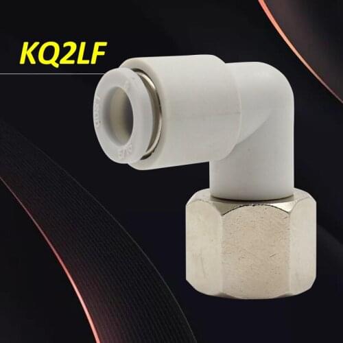 10pcs KQ2LF Trachea internal thread elbow connector KQ2LF10-02/KQ2LF06-01/KQ2LF08-02