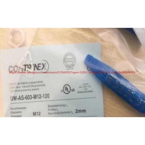 100% NEW DW-AS-603-M12-120 proximity switch plug-in DC PNP normally open sensor 10-30VDC