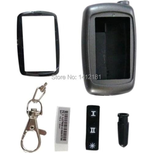 12 PCS/lot A9 Case Keychain Body Cover For Russian Two way car alarm system Starline A9 A6 A8 A4 LCD Remote Control Key Chain