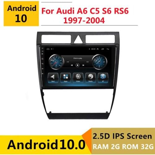2G RAM Android car stereo for Audi A6 C5 1997-2004 S6 2 1999-2004 RS6 radio navigation GPS Multimedia Player headunit