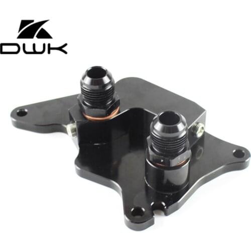 DWK Aluminum AN10 Oil Filter Cooler Sandwich Plate Adapter kits For MINI COOPER S R56 OA-R56BK