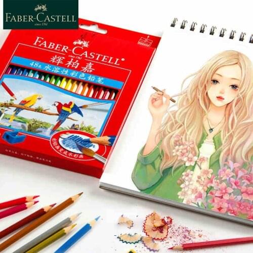 Faber Castell 1144 Watercolor Pencils 12/24/36/48/60/72 Set Water Soluble colored pencils For Art School Drawing