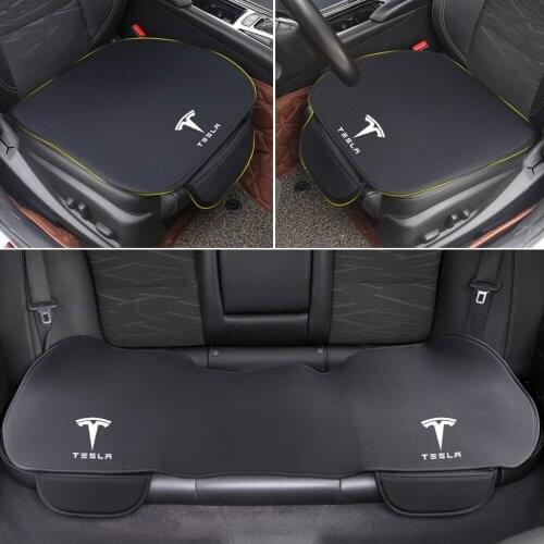 Car Seat Pad for Tesla Model 3 2021 Accessories Model S X Y Model3 Driver Front Rear Set Cushion Cover Protector Office Home Use