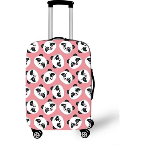 Kawaii Panda Dab on em Suitcase Protective Cover Pandicorn Anti-scratch Luggage Cover With Zipper Closure Travel Accessories