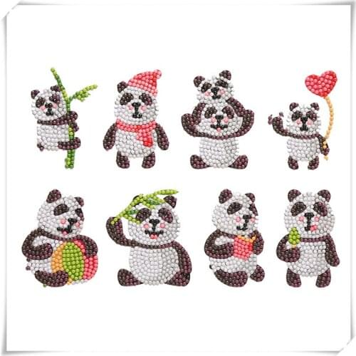 Dropshipping No.20 5D DIY Diamond Painting Stickers Kit for Kids, Embroidery Diamond Art Mosaic Stickers Sets By Numbers kid Kit