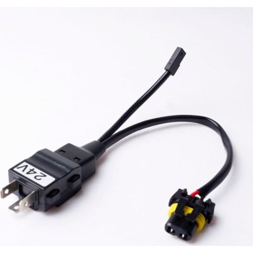 2018 New HID Car 24V H4 Bi-xenon Control Line Harness Controller Wires Replacement for H4-3 Hi/low Kit plug And Play