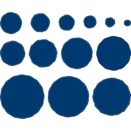 Shabby Edge Circle 2021 DIY Arrival New Metal Cutting Dies Diary Scrapbooking Craft Engraving Greeting Card Decorative Handmade