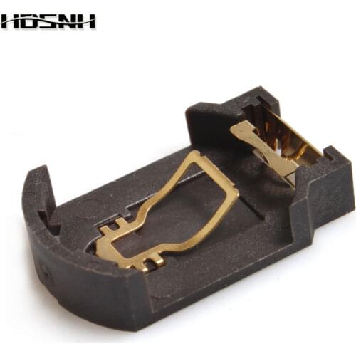 Gold-plated SMD CR2032 Coin Button Cell Li-ion Battery Case Holder Box Base Socket Environmentally Friendly Battery Holder