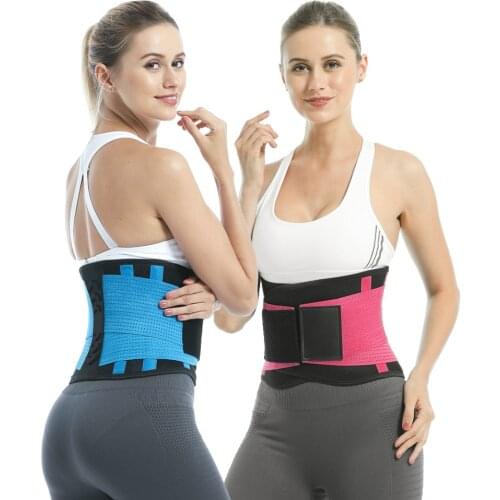 Women And Men Adjustable Elstiac Waist Support Belt Neoprene Faja Lumbar Back Sweat Belt Fitness Belt Waist Trainer Heuptas