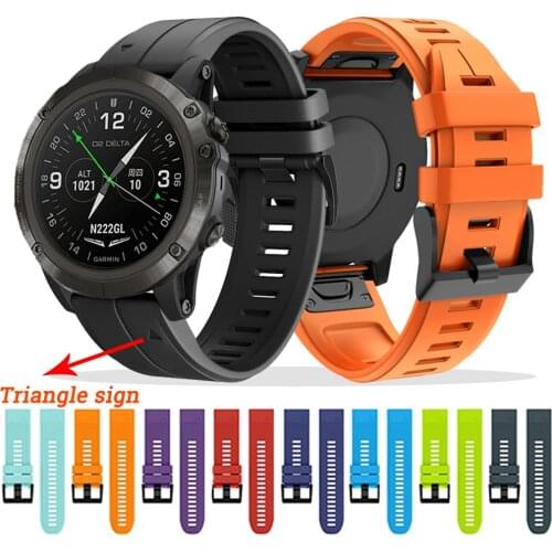 26mm Quick Fit Watch Bands Straps For Garmin Fenix 3 HR 5X Plus 6X Pro Quatix 3 Tactix Bravo Charlie Delta Descent Mk1 Bracelet
