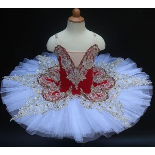 Blue Professional Ballet Tutu Child Kids Girls Adulto Swan Lake Dress Women Pancake Tutu Ballerina Dance Costumes Party