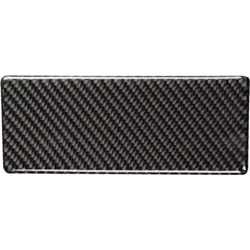 Sticker for Infiniti Q50 Q60 13-19 Rear Seat Ashtray Panel Decoration Cover Trim Carbon Fiber Car Interior Accessories