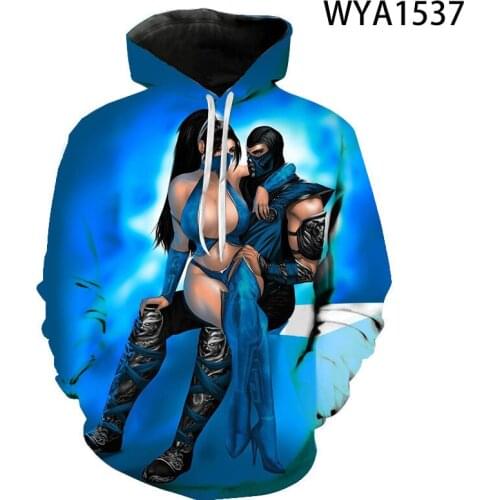 3D Printed Sweatshirt Mortal Kombat Men Women Children Fashion Casual Hoodies Pullover Long Sleeve Streetwear Boy Girl Kids Coat